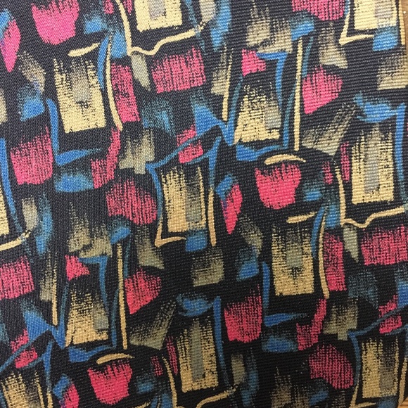 Givenchy Monsieur Multicolor Pattern Mens Tie - Picture 3 of 5